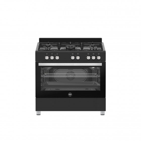 La Germania SE96 5 G NE/24 Κουζίνα Φυσικού Αερίου 94lt χωρίς καπάκι Μαύρη  